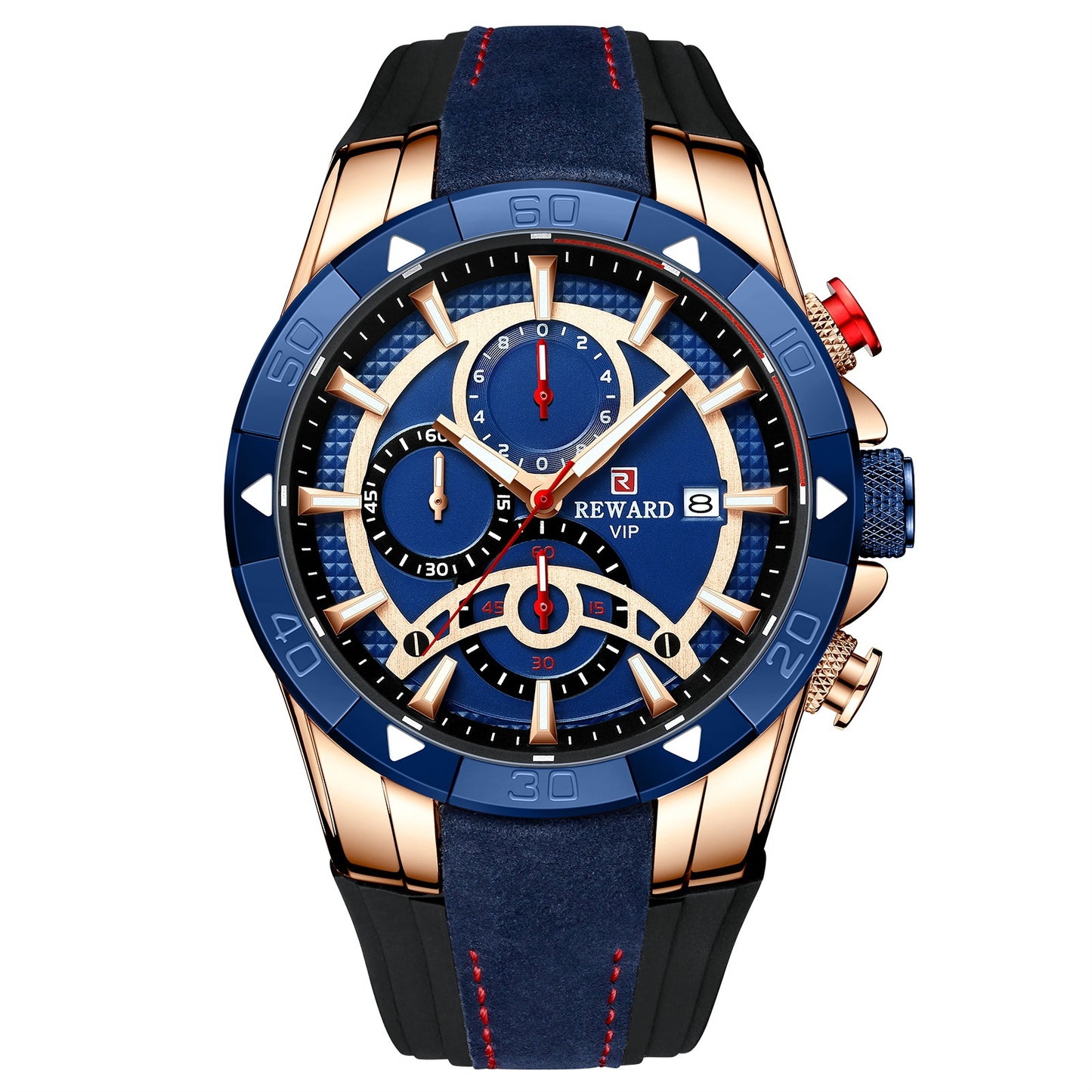 Men’s Business Quartz Watch – Six-Pin Design