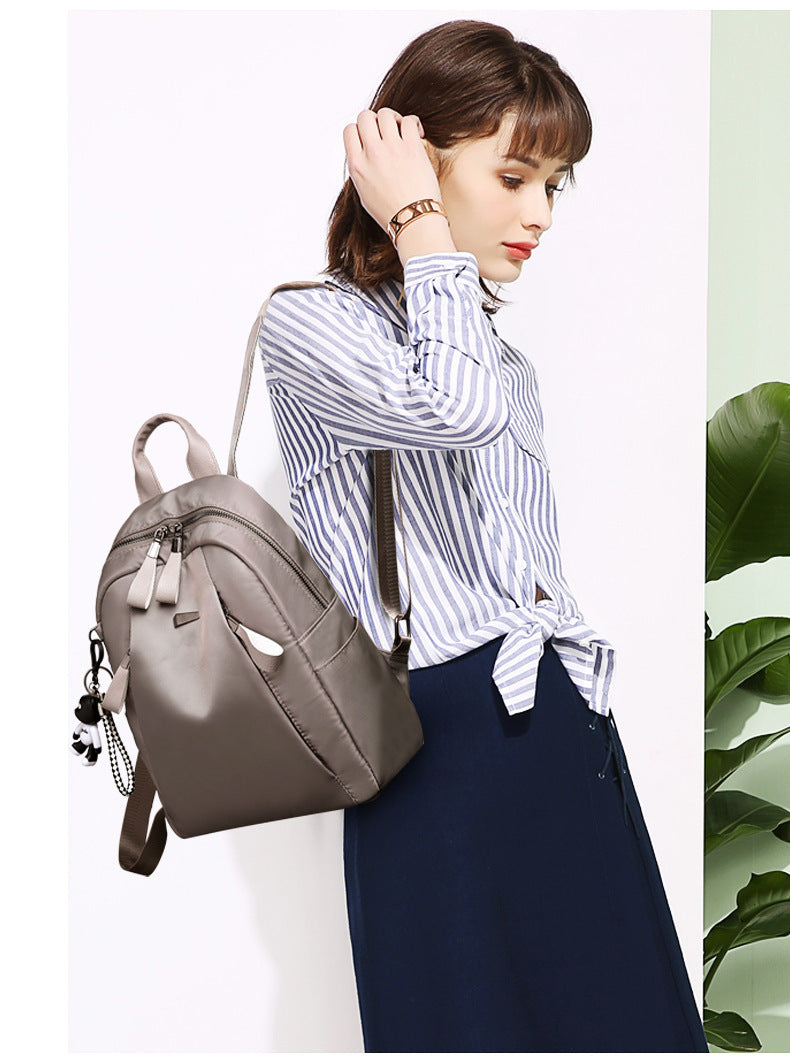 Women’s Oxford Backpack – High Quality Large Capacity Travel Bag with Bear Design