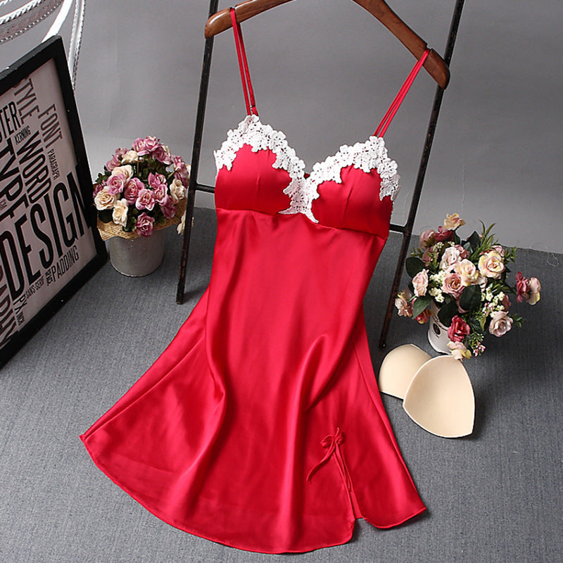 Women nightdress ice silk