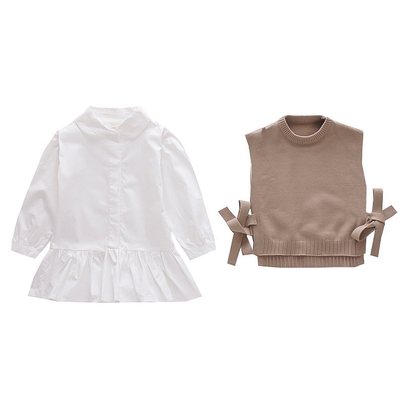 Toddler Girls’ Wool Pullover – Thin Children’s Sweater