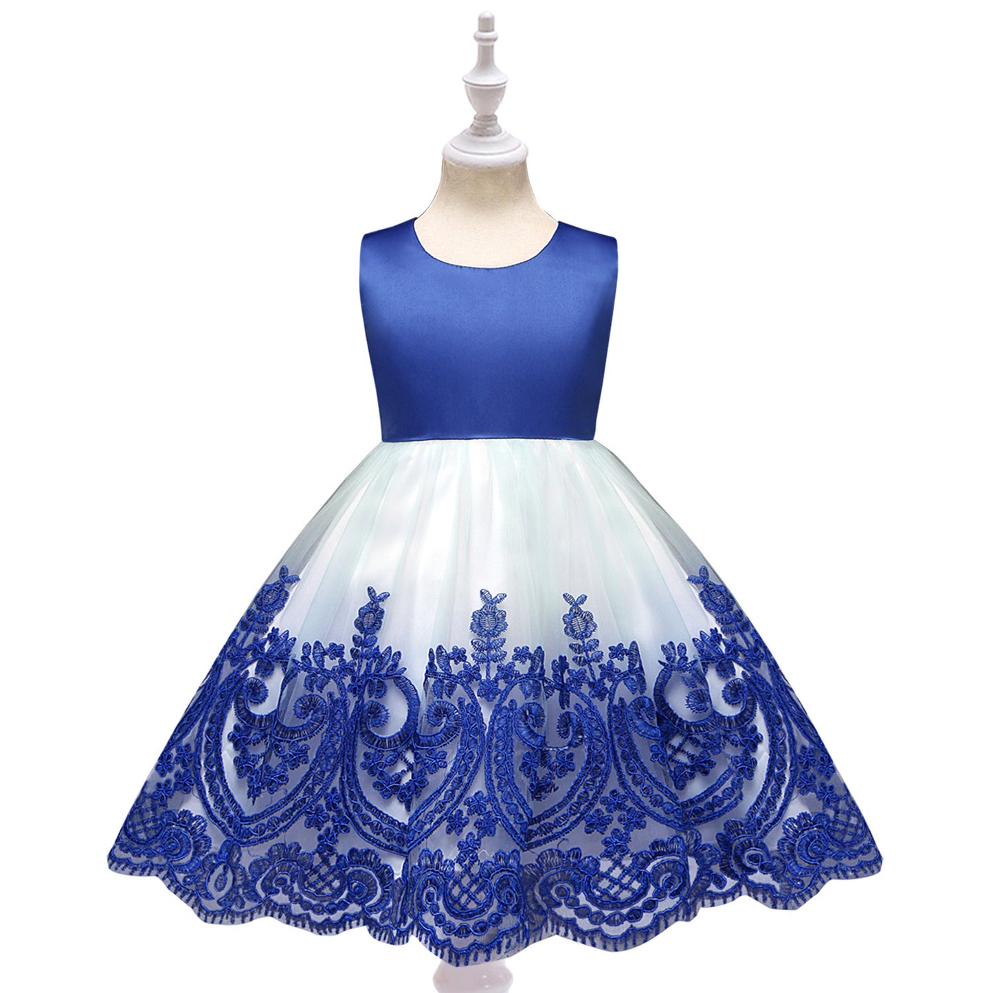 Girls’ Princess Flower Girl Dress – Summer Tutu Wedding & Birthday Party Outfit