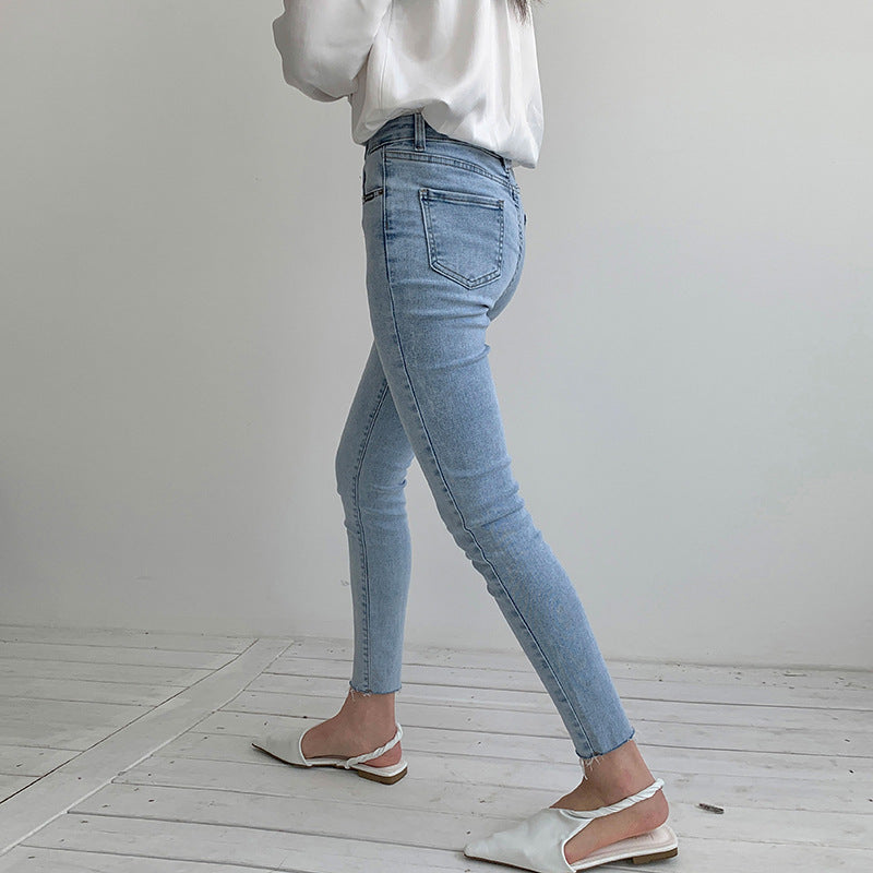 Women’s High Waist Slim Skinny Jeans