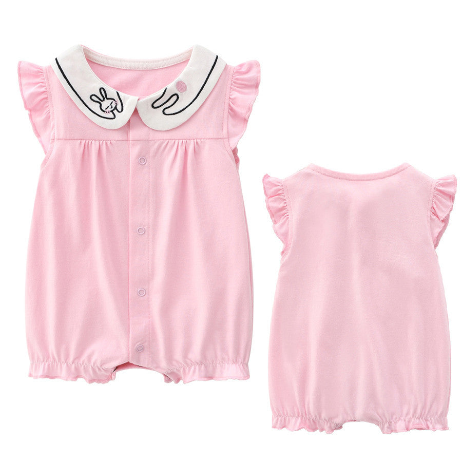 Baby Girls’ Summer Romper – Princess One-Piece Toddler Clothes