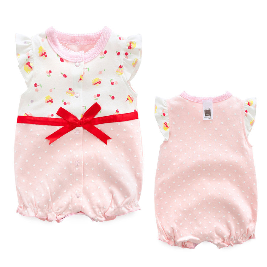 Baby Girls’ Summer Romper – Princess One-Piece Toddler Clothes