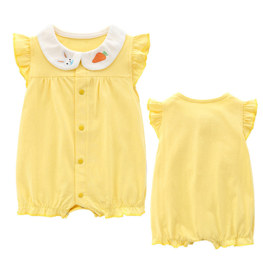 Baby Girls’ Summer Romper – Princess One-Piece Toddler Clothes