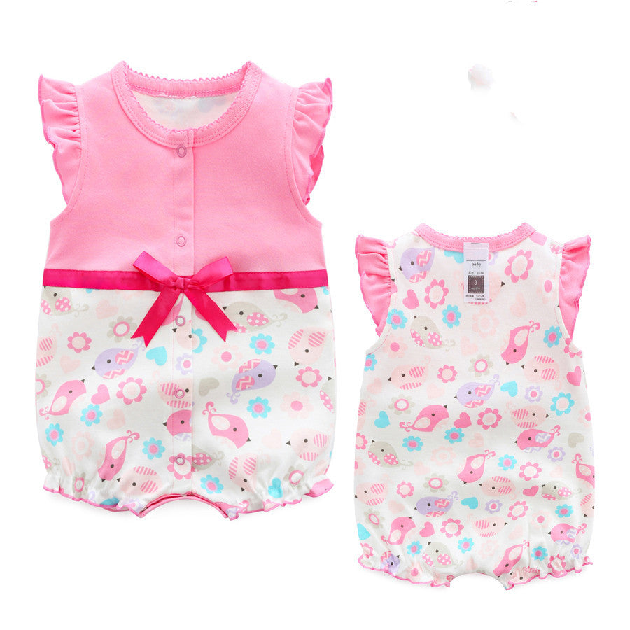 Baby Girls’ Summer Romper – Princess One-Piece Toddler Clothes