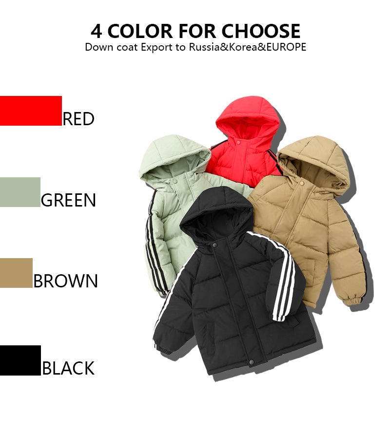 Children's Cotton Clothes Thickened Winter Coat