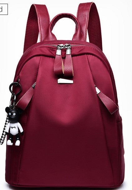 Women’s Oxford Backpack – High Quality Large Capacity Travel Bag with Bear Design