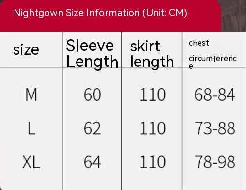 New V-neck Nightdress Ice Silk Women