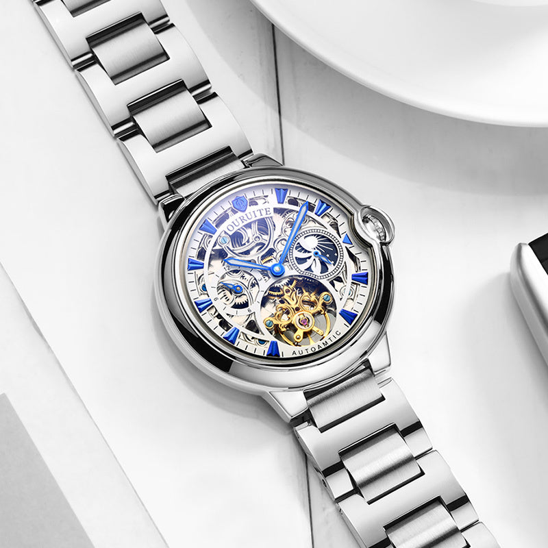 Hollow Mechanical Waterproof Watch