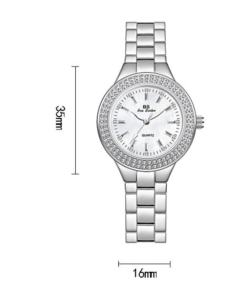 Women’s Crystal Chain Watch