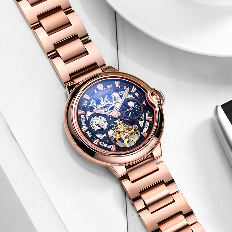 Hollow Mechanical Waterproof Watch