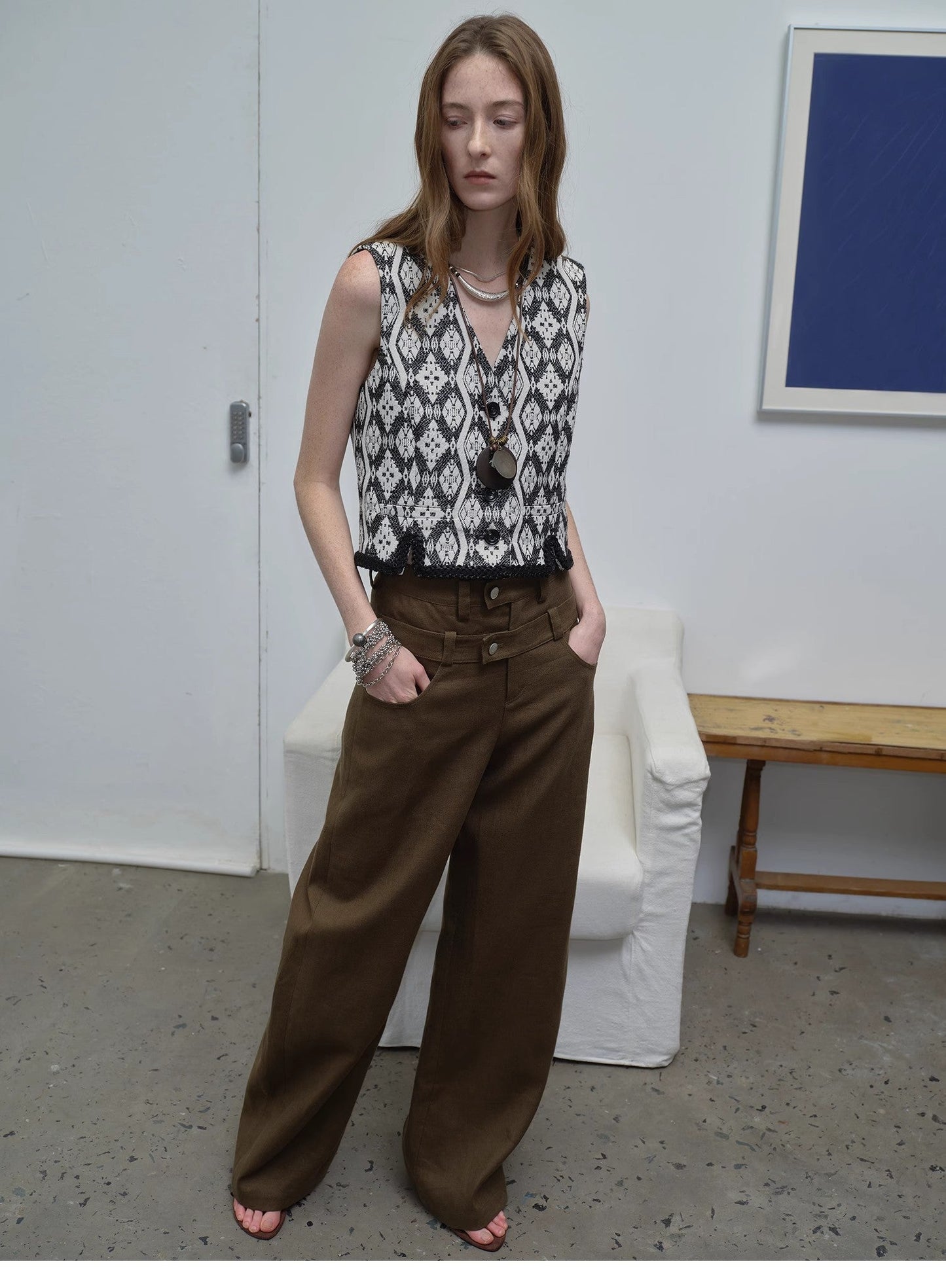 Velgrana Jacquard Heritage Vest