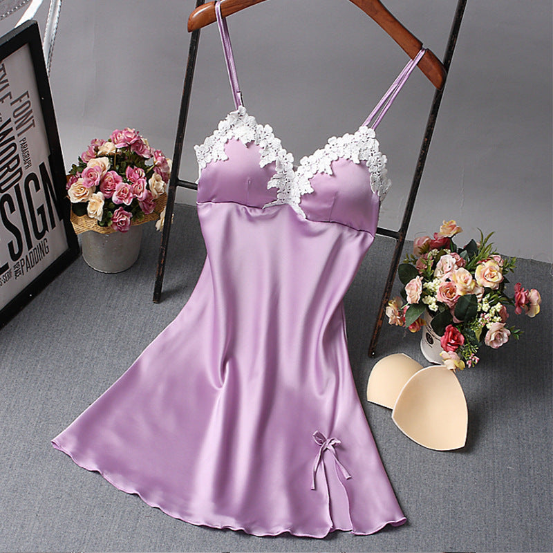 Women nightdress ice silk