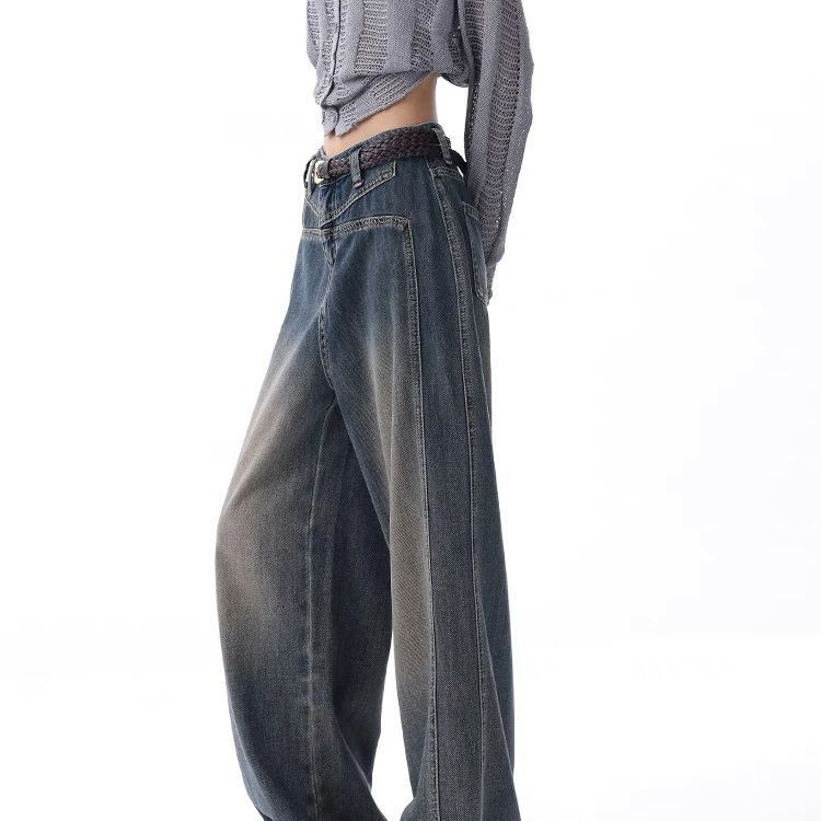 Women’s Nostalgic Raw Hem Wash Jeans
