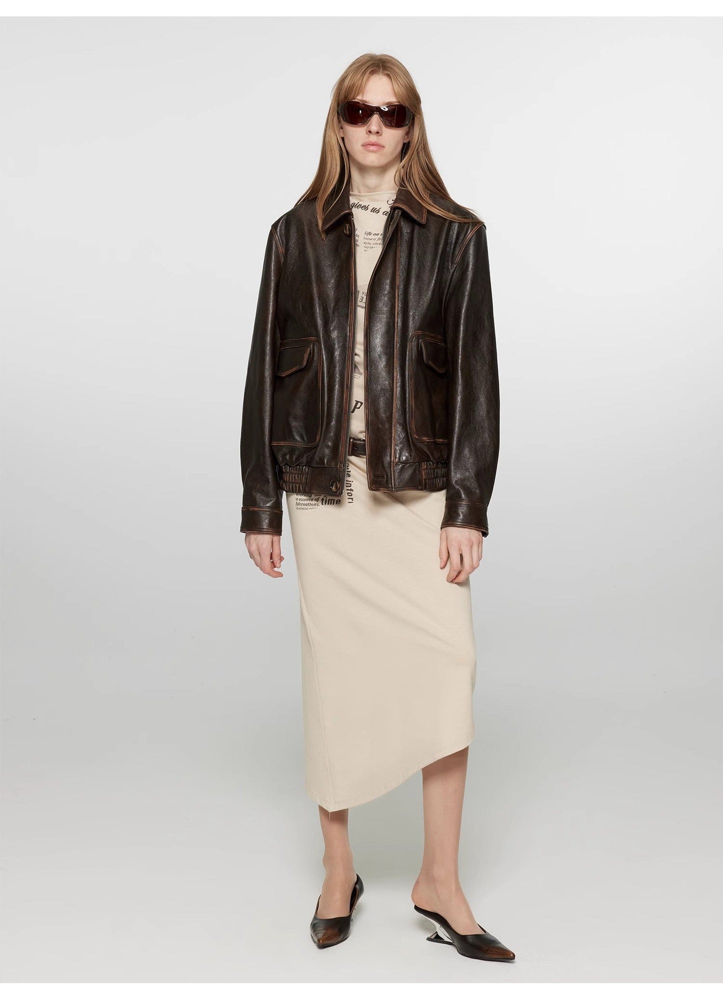 City Frame Bias-Cut Dress