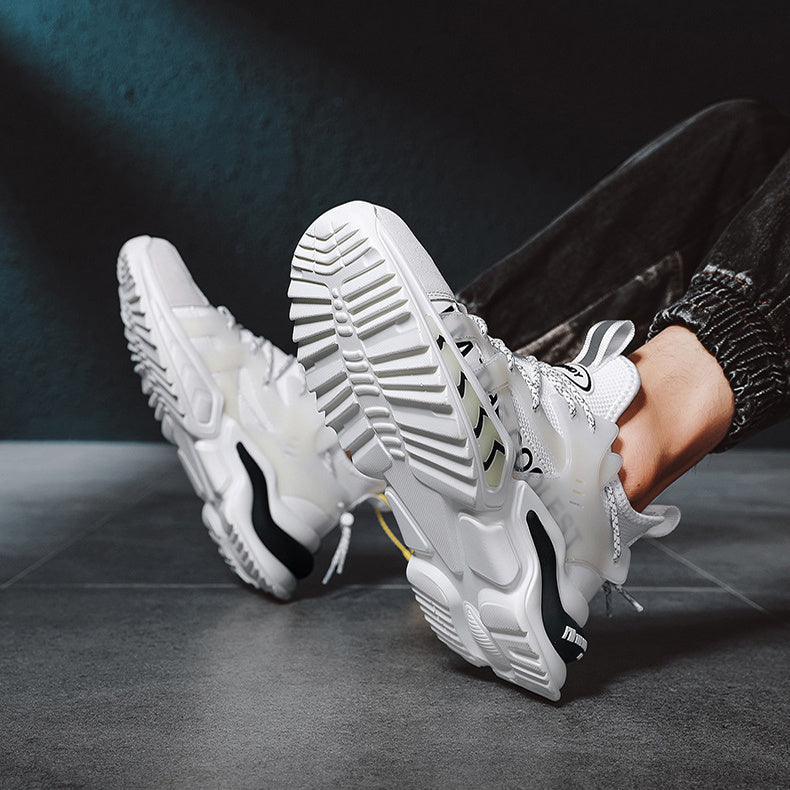 Men’s High-Top Fashion Sneakers – Athletic Running & Walking Shoes