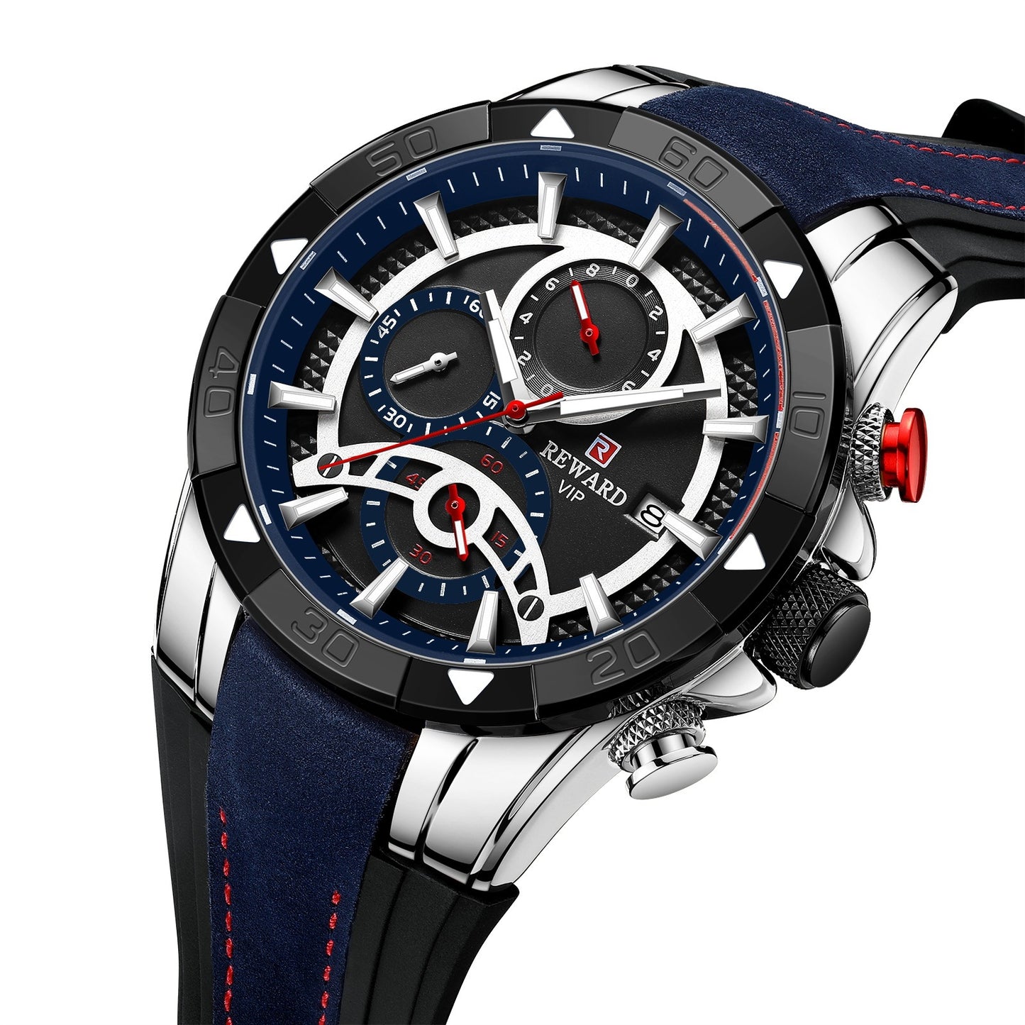 Men’s Business Quartz Watch – Six-Pin Design
