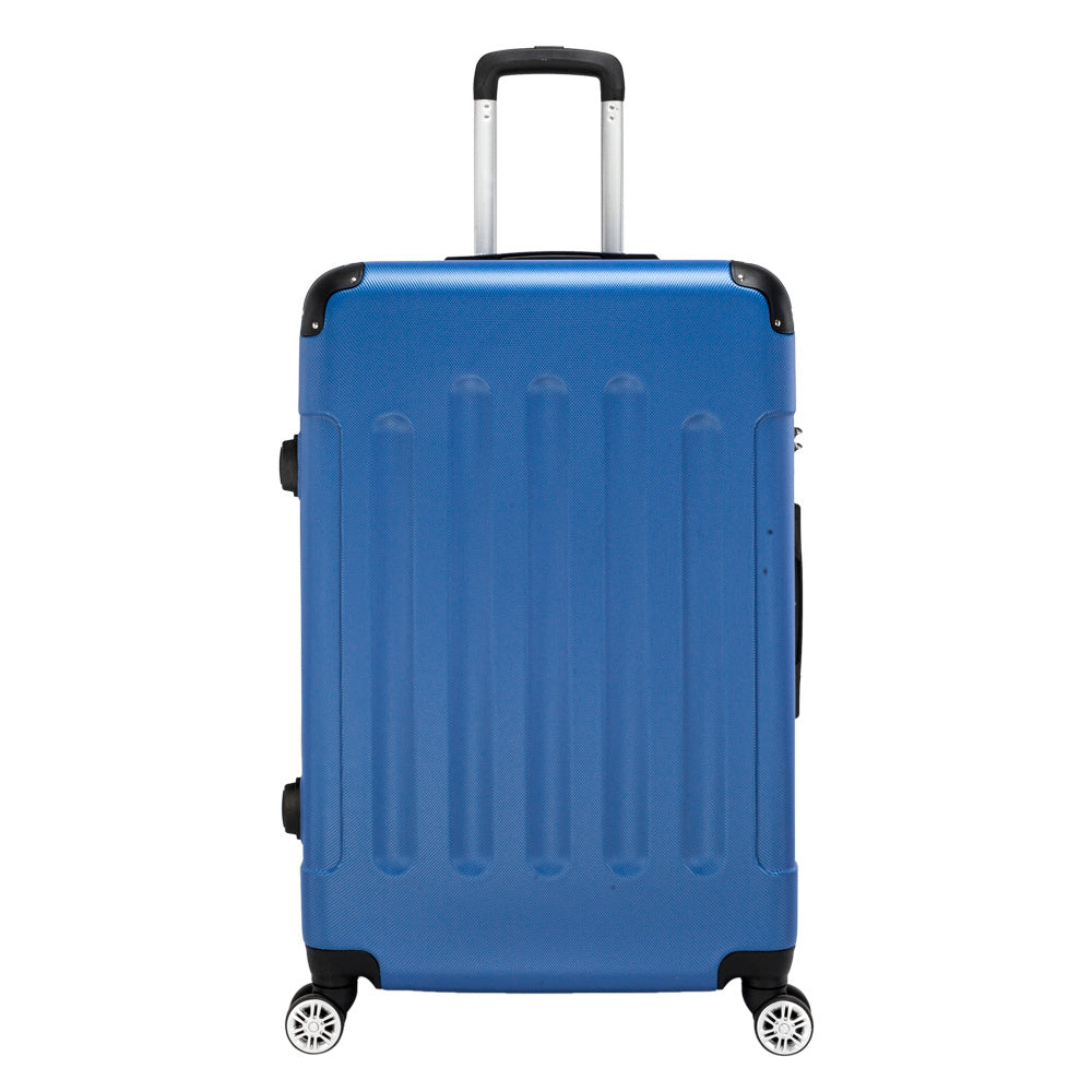 Three In One ABS Suitcase 20 Inches 24 Inches 28 Inches Blue