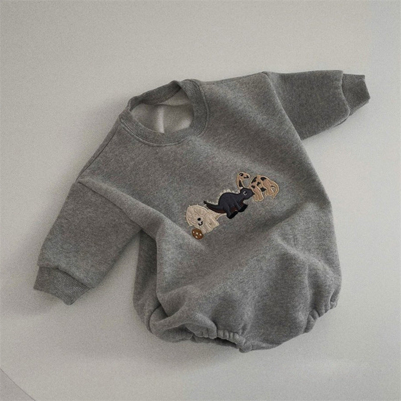Infant & Toddler Winter Jumpsuit – Korean Style Baby Clothes