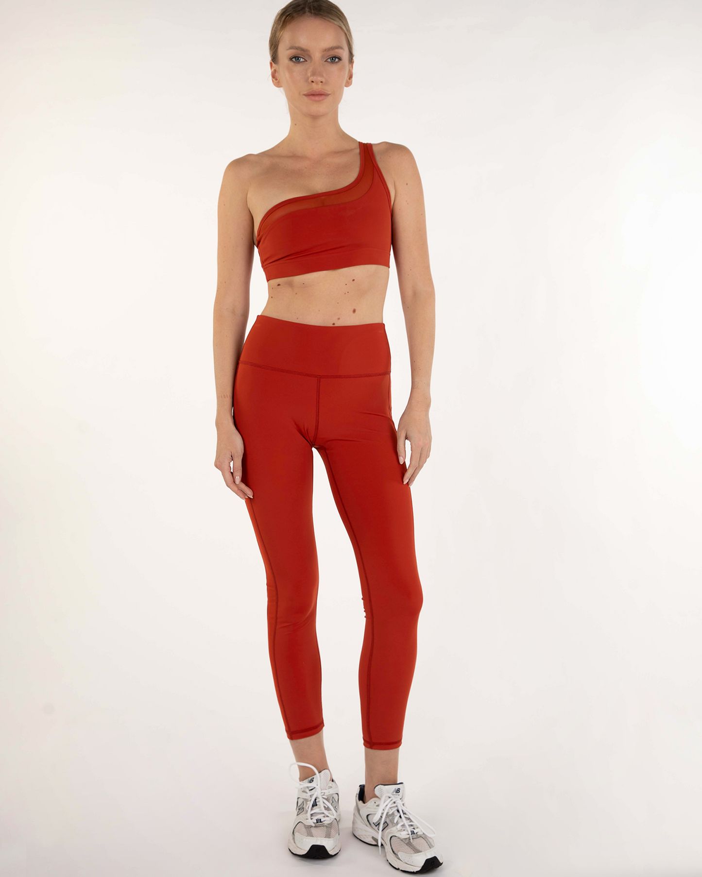 Narevia One-Shoulder Mesh Bra