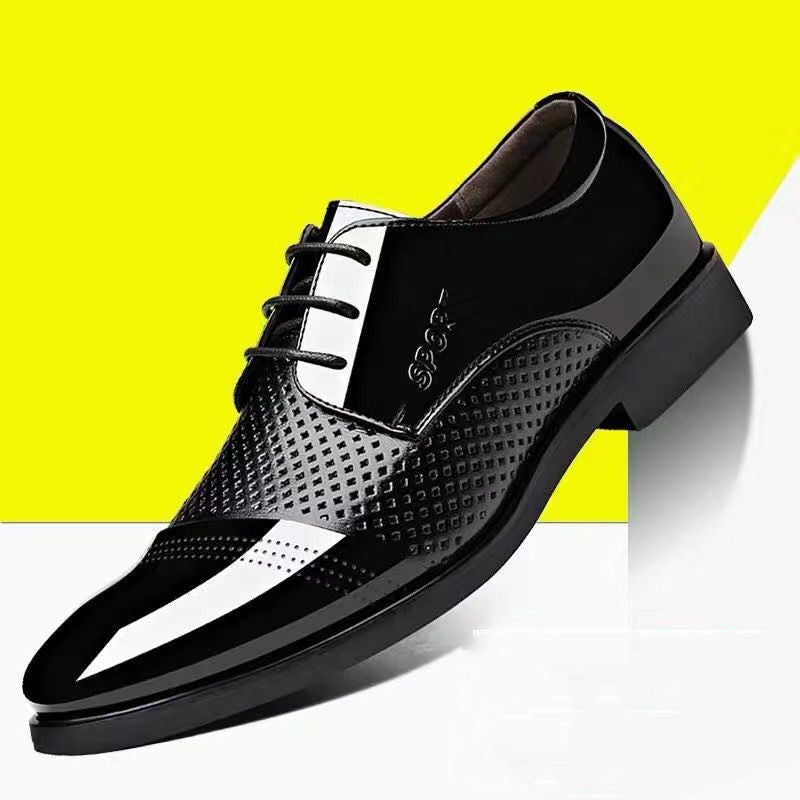 Men’s Korean Style Pointed Leather Shoes – Casual Fashion Business Wear