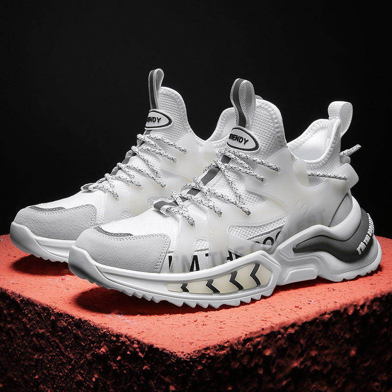 Men’s High-Top Fashion Sneakers – Athletic Running & Walking Shoes