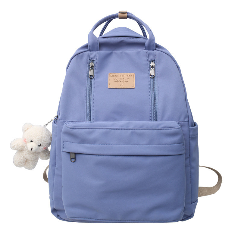 Cool School Backpack – Double Zipper Tote Bag for Students