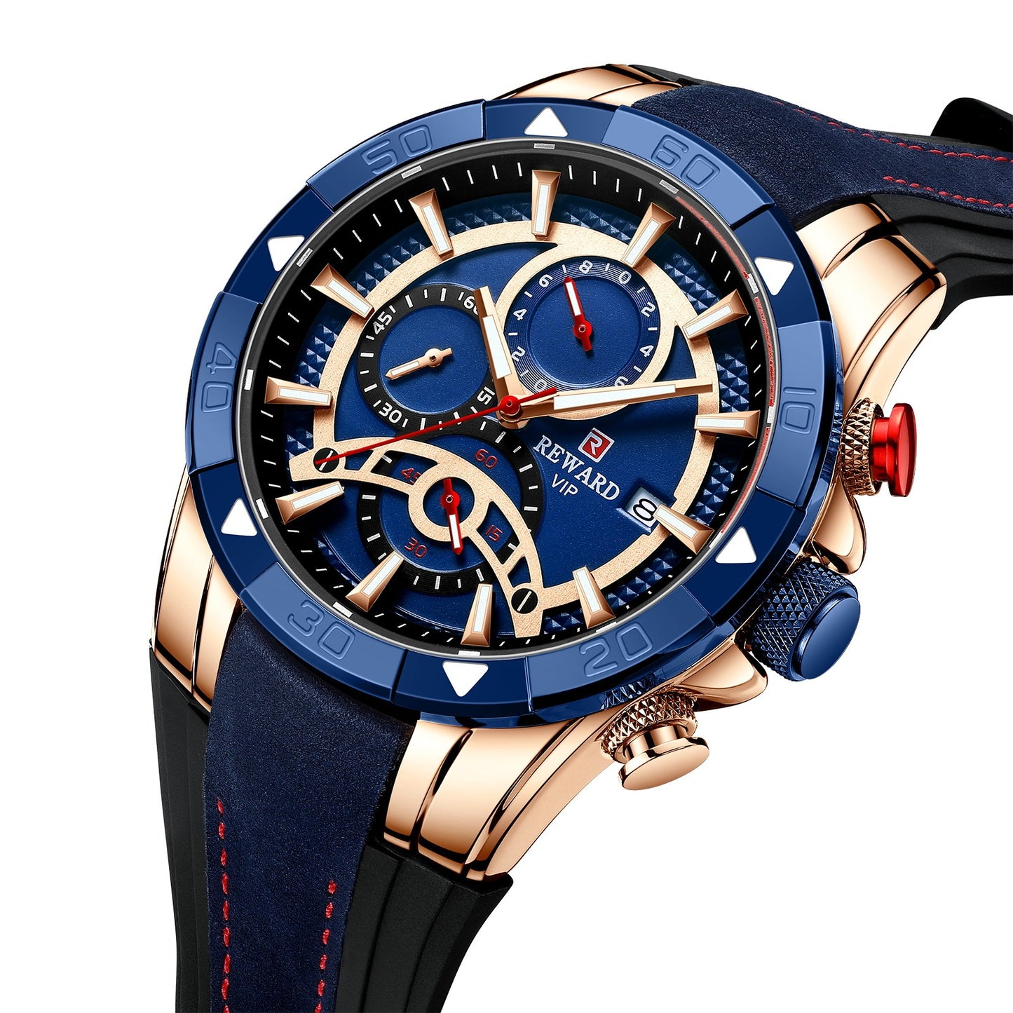 Men’s Business Quartz Watch – Six-Pin Design