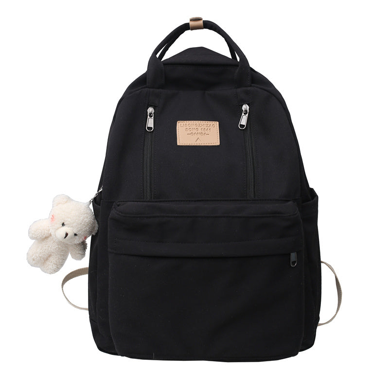 Cool School Backpack – Double Zipper Tote Bag for Students