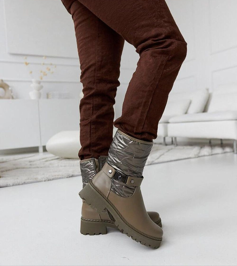 Renvara Strap Detail Ankle Boots