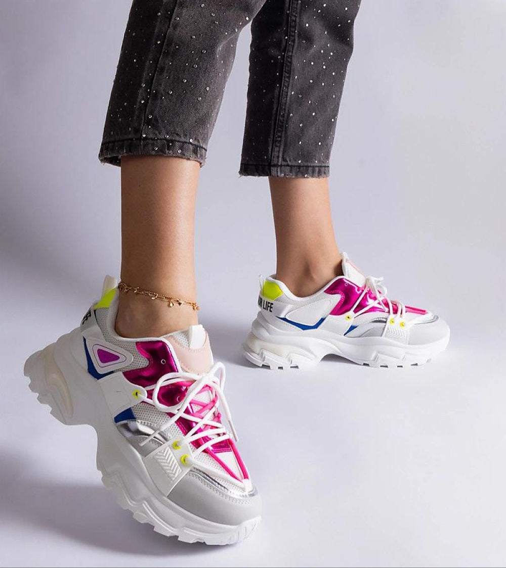 Selvyna Contrast Sport Sneakers