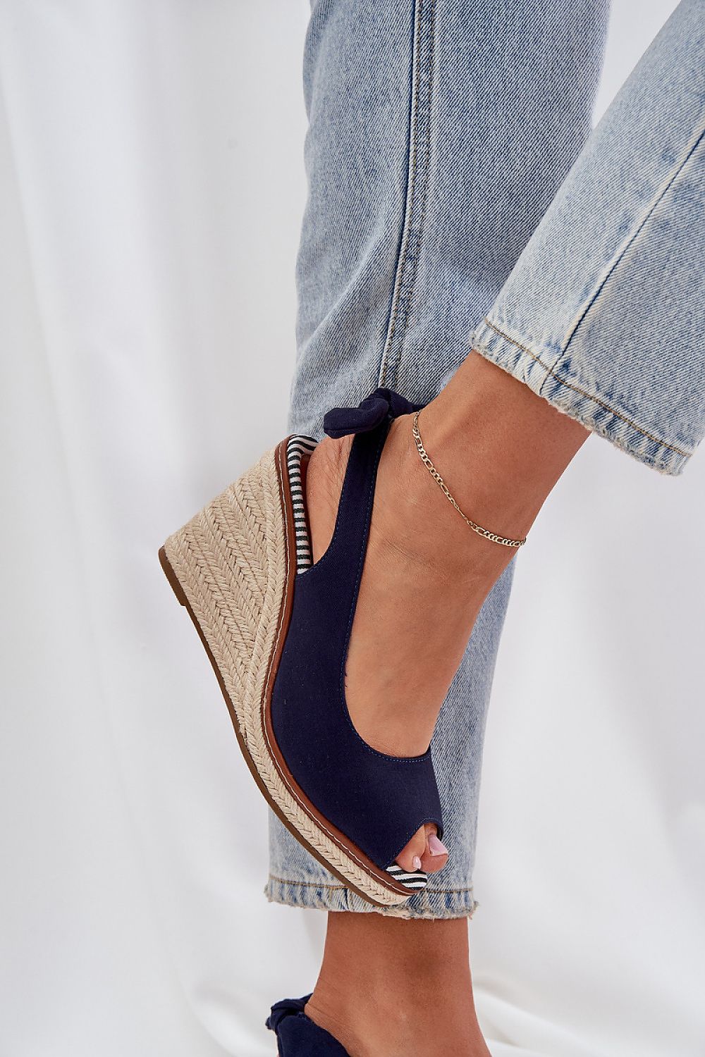 Elavira Wedge Sandals with Braided Finish