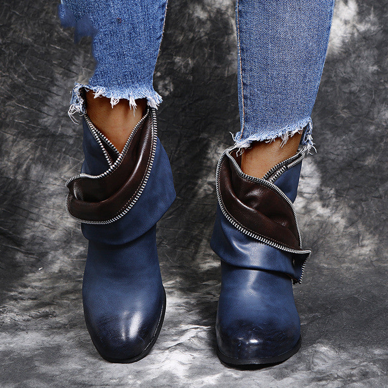 Thick Heel Women Fashion Single Shoes