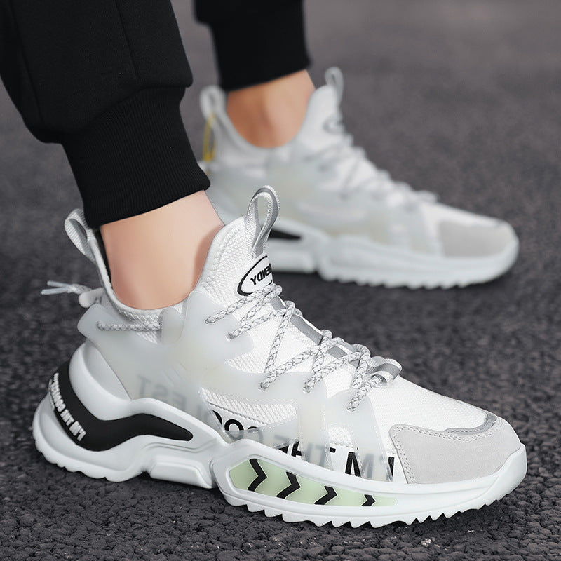 Men’s High-Top Fashion Sneakers – Athletic Running & Walking Shoes