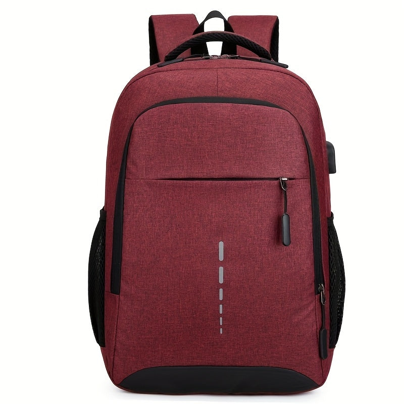 Oxford Cloth Backpack – Large Capacity Laptop Bag for Casual Daily Commuting