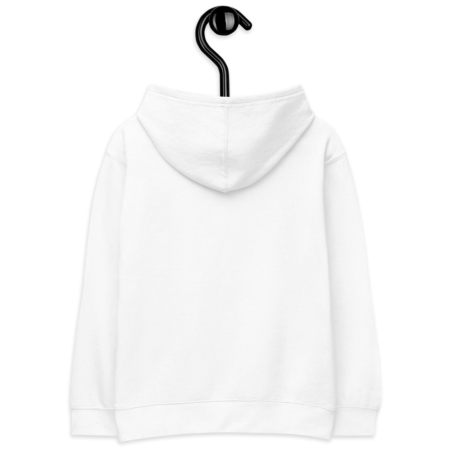 Kids fleece hoodie with Ukrainian Tryzub