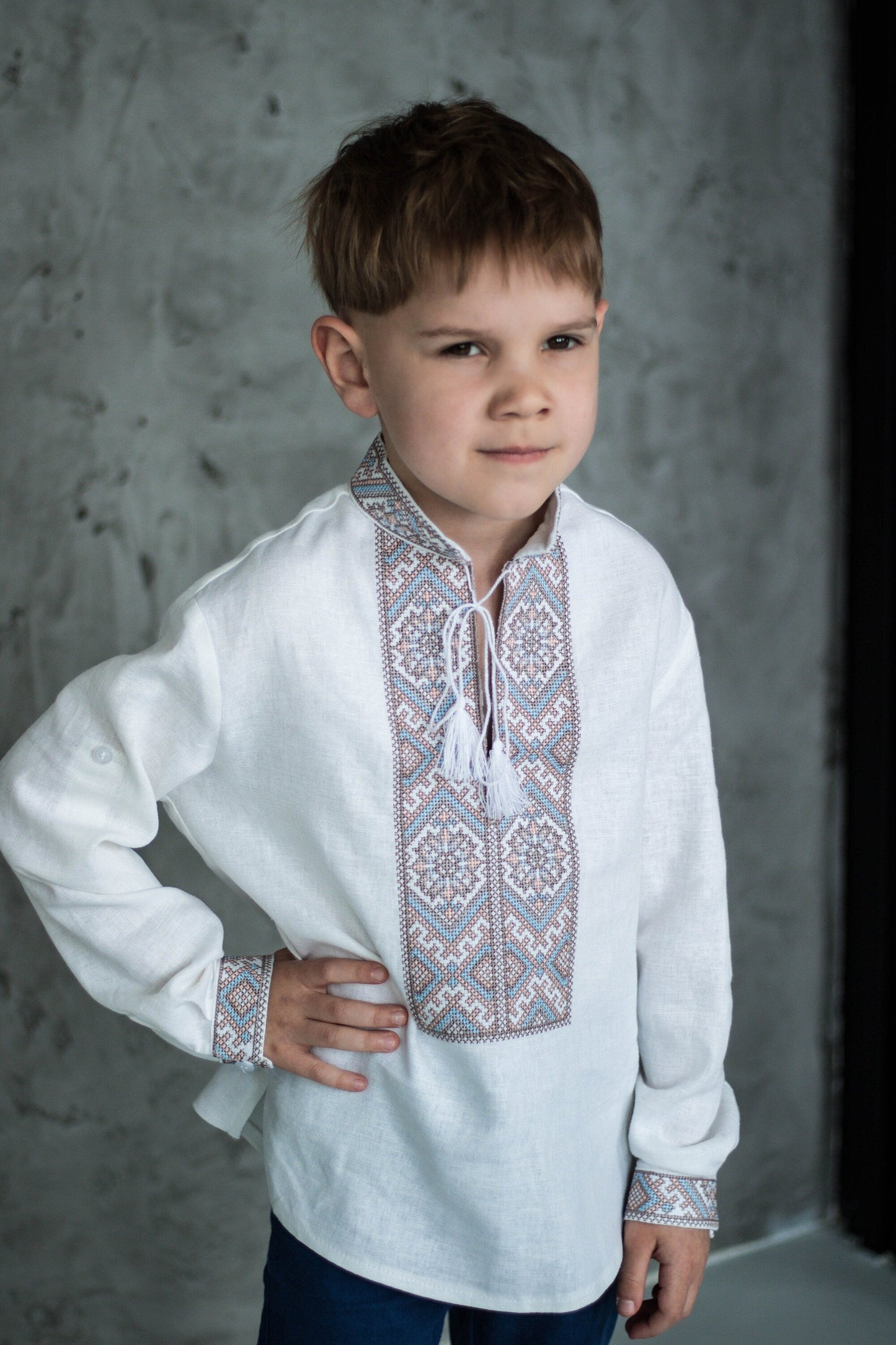 Kids Vyshyvanka Shirt – Ukrainian Embroidered Shirt for Boys