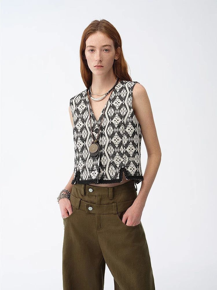 Velgrana Jacquard Heritage Vest