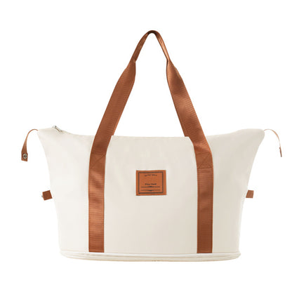 3-Piece Hard-shell Luggage Set with Wheels & TSA Lock – White Carry-On Suitcases for Men & Women