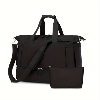 Women’s Travel Duffel Bag – Sports, Gym, Yoga, Weekender Overnight Tote