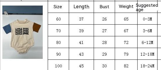 Toddler Summer Rompers – Short Sleeve Baby Clothes