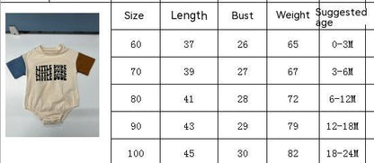 Toddler Summer Rompers – Short Sleeve Baby Clothes