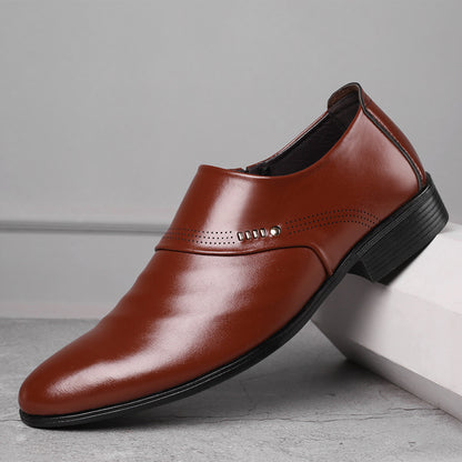 Men’s Casual Leather Pointed Toe Shoes