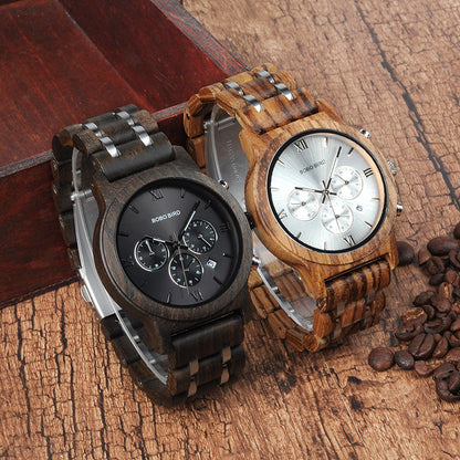 All Wooden Quartz Watch