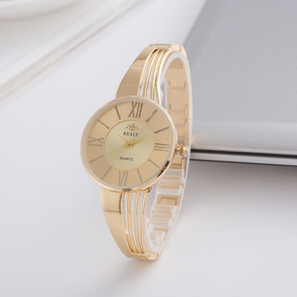 Quartz Watch with Fashionable Slim Strap