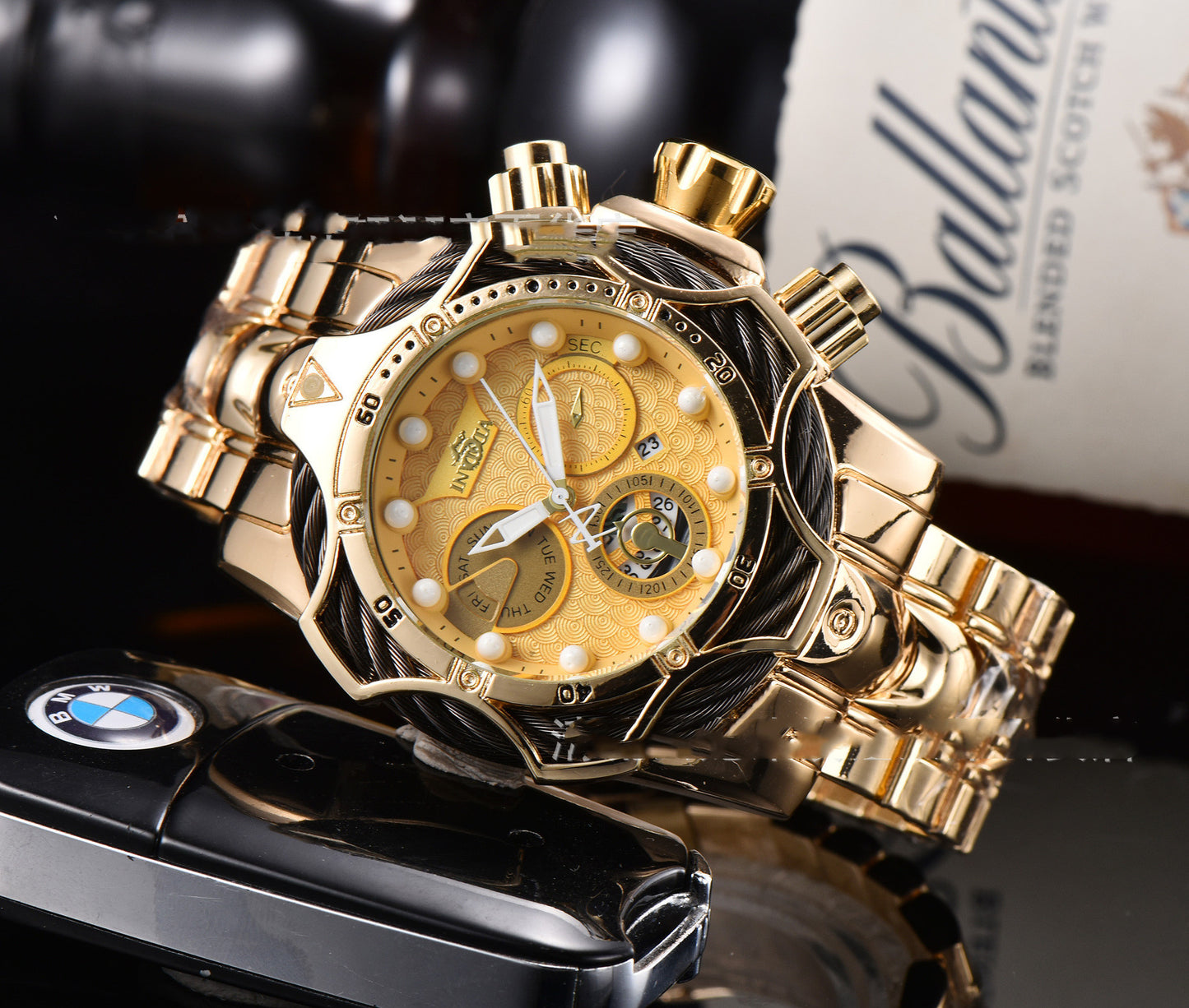 Invicta Large Dial Clown Watch