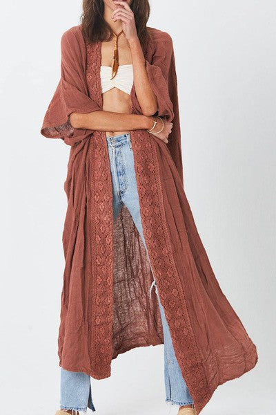 Lace duster