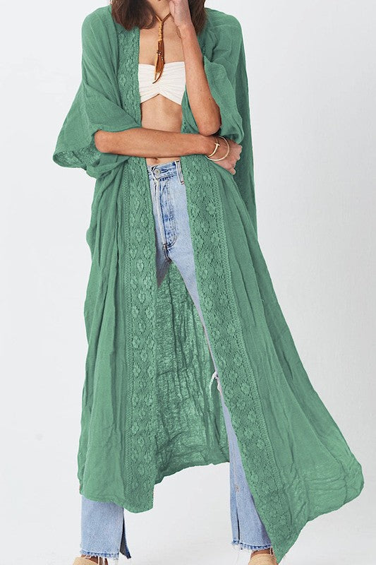 Lace duster