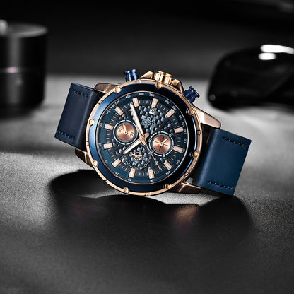 Men’s Multifunctional Quartz Watch